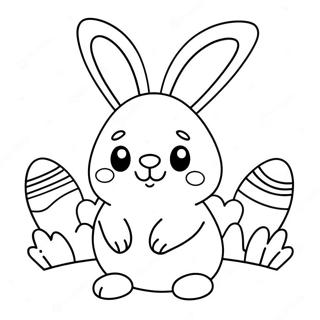 Cute Easter Squishmallow Bunny Coloring Page 38634-30902