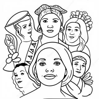 Women S History Month Coloring Page 3866-3128