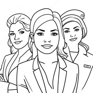 Empowering Women Leaders Coloring Page 3867-3131