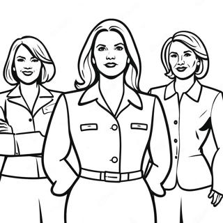 Empowering Women Leaders Coloring Page 3867-3132