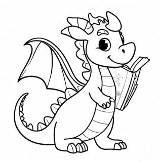 Christmas Dragon Coloring Page 38723-30977