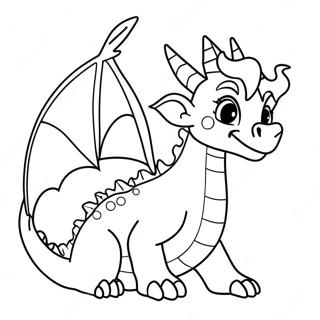 Christmas Dragon Coloring Page 38723-30978