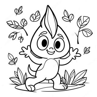 Adventurous Tumble Leaf Characters Coloring Page 38744-30992