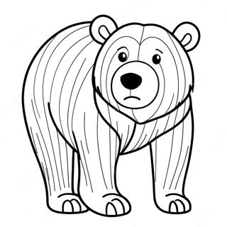 Brown Bear Coloring Pages