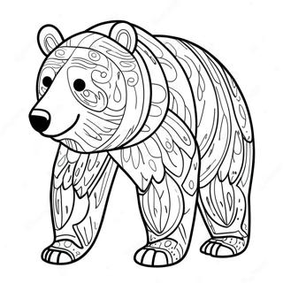 Brown Bear Coloring Page 3876-3138