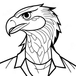 Hawk From Cobra Kai In Action Coloring Page 38774-31017