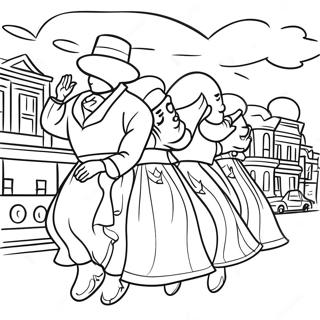 Colorful 16 De Septiembre Parade Coloring Page 38804-31037