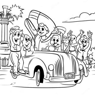 Colorful 16 De Septiembre Parade Coloring Page 38804-31040