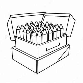 Crayons Coloring Pages