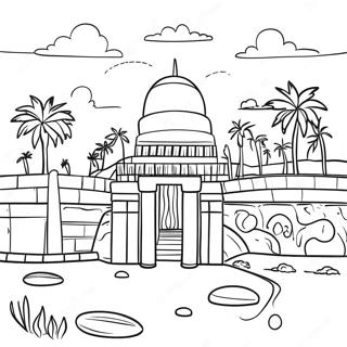 Mesopotamia Ancient Civilization Coloring Page 38853-31094