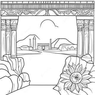 Mesopotamia Ancient Civilization Coloring Page 38853-31095