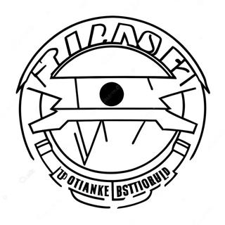 Thrasher Skateboard Logo Coloring Page 38863-31084