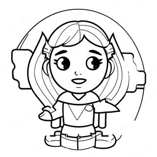 Pixel Coloring Page For Kids 3886-3142