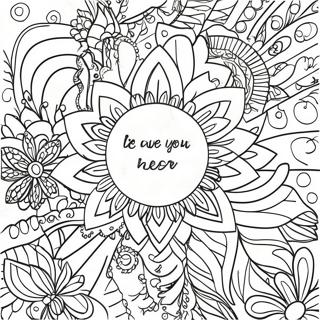 Easy Positive Affirmation Coloring Page 38893-31109