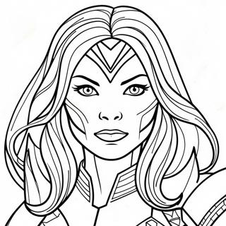 Gamora Coloring Pages