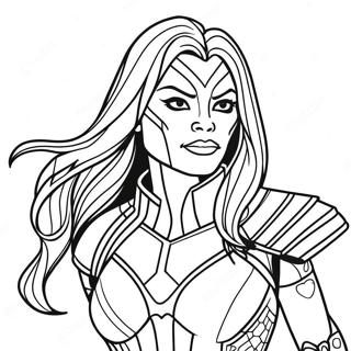 Gamora Coloring Page 38903-31116