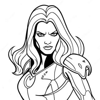 Gamora In Action Coloring Page 38904-31123