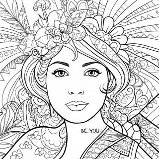 Be You Unique Self Coloring Page 38914-31130