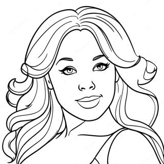 Mariah Carey Coloring Page 38943-31143