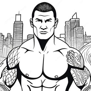 Randy Orton Coloring Pages