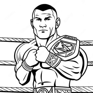 Randy Orton Coloring Pages