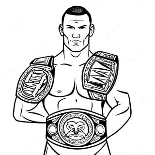 Randy Orton With Championship Belt Coloring Page 38954-31152