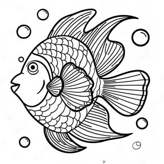 Realistic Tropical Fish Coloring Page 38983-31175