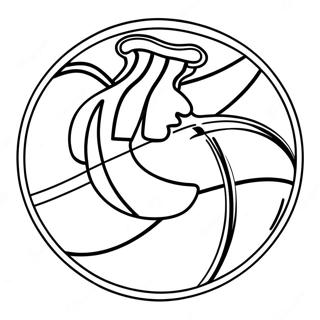 Nba Logo Coloring Page 38993-31183