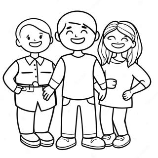 Inclusive Friends Coloring Page 39034-31218