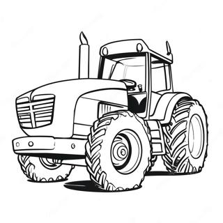 Pulling Tractor Coloring Page 39043-45672