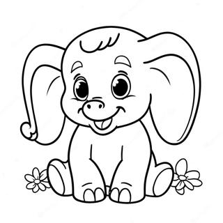 Dumbo Coloring Page 3906-3159