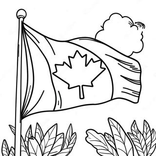 Canada Flag Coloring Page 39083-31252