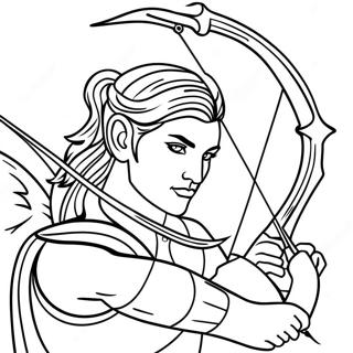 Sagittarius Archer Coloring Page 39104-31271