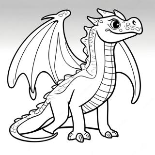 Sandwing Dragon Coloring Pages