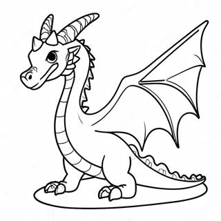 Sandwing Dragon Coloring Page 39123-31283