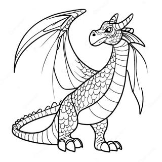 Sandwing Dragon Coloring Page 39123-31284