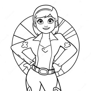 Marinette In Her Superhero Costume Coloring Page 39134-31293