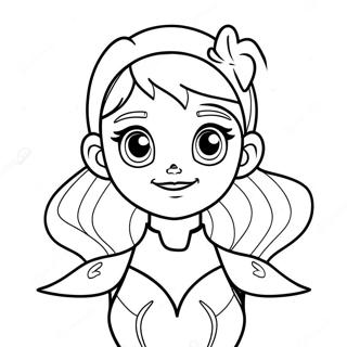 Marinette In Her Superhero Costume Coloring Page 39134-31294