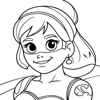 Marinette In Her Superhero Costume Coloring Page 39134-31296