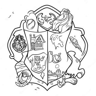 Harry Potter House Coloring Page 39143-31298