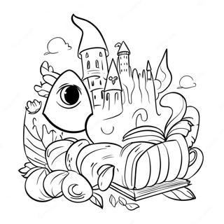 Harry Potter House Coloring Page 39143-31299