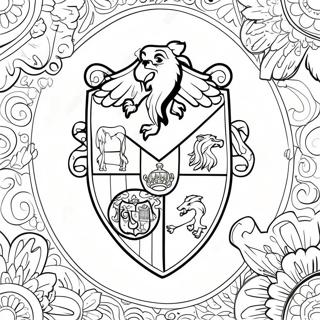 Gryffindor House Crest Coloring Page 39144-31301