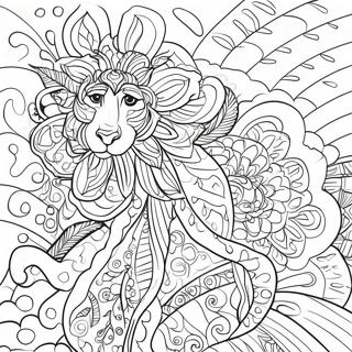 Colorful Blanket Coloring Page 39153-31318