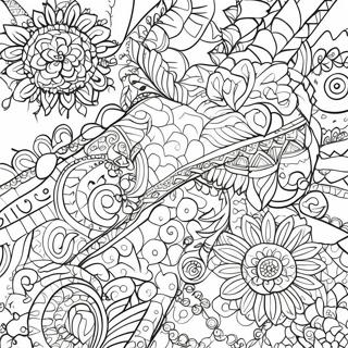 Cozy Blanket With Patterns Coloring Page 39154-31307