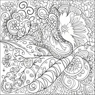 Cozy Blanket With Patterns Coloring Page 39154-31308