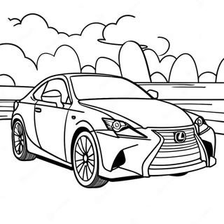 Lexus Coloring Pages