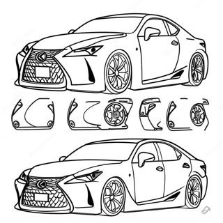 Lexus Coloring Page 39173-31322