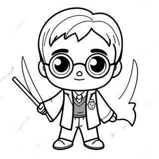 Harry Potter Chibi Coloring Page 39203-31344