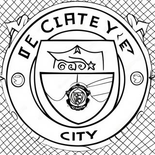 Man City Logo Coloring Page 39223-31361