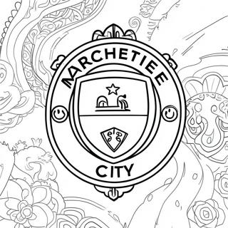 Man City Logo Coloring Page 39223-31363